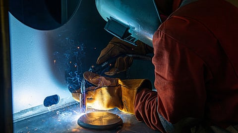 Laying of the keel of CCGS Sermilik Glacier, the Canadian Coast Guard's second Arctic and offshore patrol ship