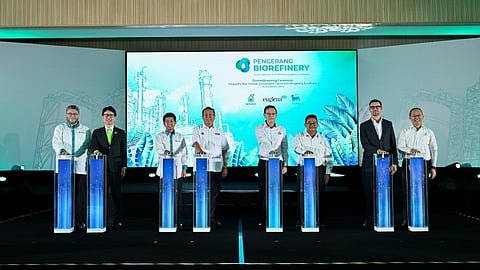 Groundbreaking ceremony for the development of the new Pengerang Biorefinery in Pengerang, Johor, Malaysia.