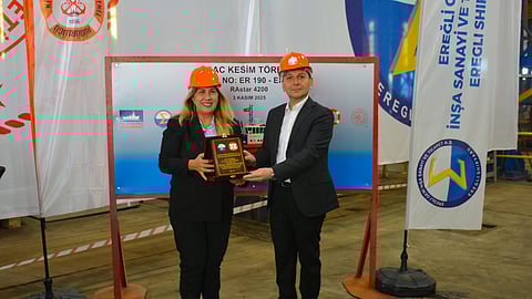 Steel-cutting ceremony for the new emergency response tugs of the Turkish Directorate General of Coastal Safety