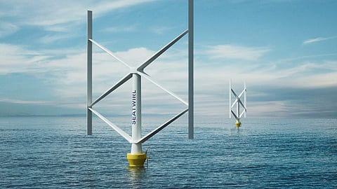 SeaTwirl's floating vertical-axis wind turbines