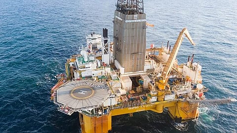 The semi-submersible rig Deepsea Atlantic