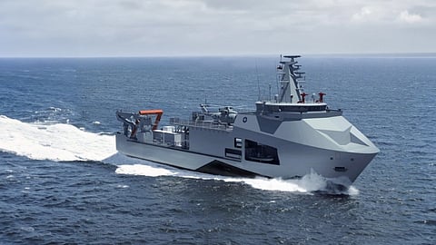 Concept render of Ratownik, the Polish Navy's new salvage and rescue vessel
