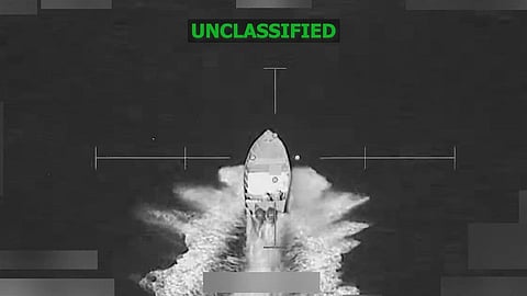 Kinetic strike on a vessel smuggling drugs in the Eastern Pacific, December 2025