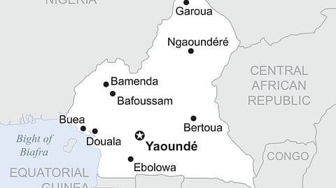 Map of Cameroon