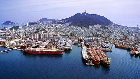 HJSC's Yeongdo shipyard