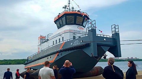 Motorist Kazakovtsev, a Project TSK.395 inland pusher tug