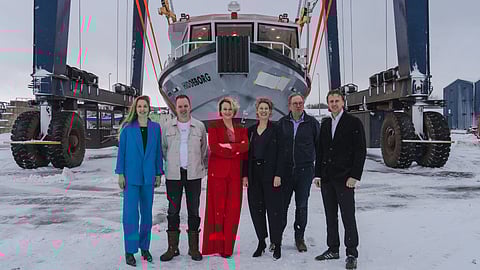 Christening ceremony of Hiddeborg, January 7, 2026
