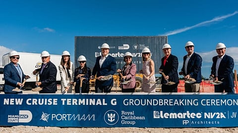 Groundbreaking ceremony for Port Miami's new Cruise Terminal G, January 8, 2026