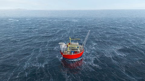 Original illustration of FPSO at Equinor's Wisting oilfield