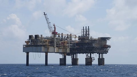 A platform at the Malampaya gas field in the western Philippines