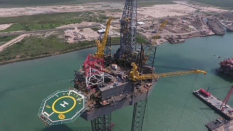 The jackup drilling rig Uxpanapa