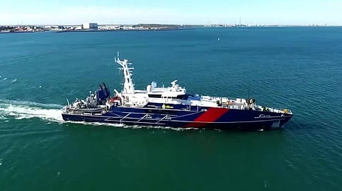 An Australian Border Force Cape-class patrol boat