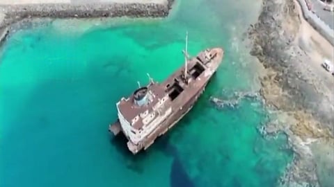 A "floating base" used by drug traffickers to distribute cocaine to Europe