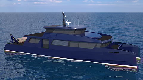 Rendering of the hybrid ferry
