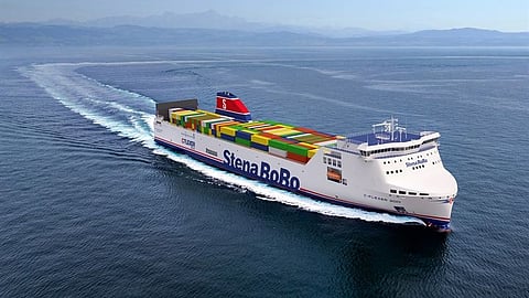 Concept render of Stena RoRo's new series of Ro-Ro vessels
