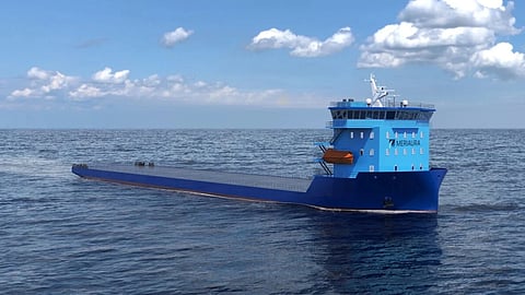 Rendering of the open deck carrier