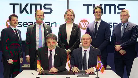 Signing of teaming agreement between TKMS and Seaspan Shipyards
