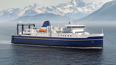 Rendering of the replacement ferry Tustumena