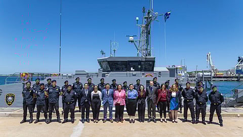 The 23rd Guardian-class patrol boat, which will be operated by the Marshall Islands Marine Resources Authority