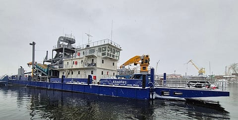 Russian inland dredger Kanopus