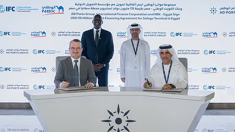 Signing of the financing agreement between the AD Ports Group and the National Bank of Kuwait-Egypt, February 3, 2026