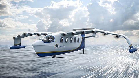 Artist's impression of a Regent 10-passenger wing-in-ground effect craft Regent Craft