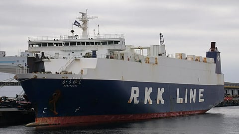 The pure car and truck carrier Kariyushi, later renamed Seaworld Marine 2, in 2017