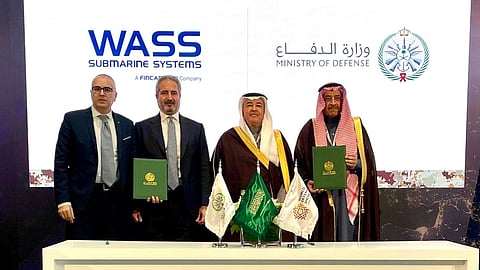 Signing of the contract between WASS and the Saudi Ministry of Defence for the supply of new MU90 torpedoes to the Royal Saudi Naval Forces