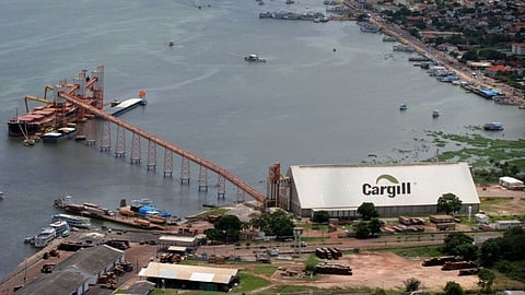Cargill's Santarem river grain terminal