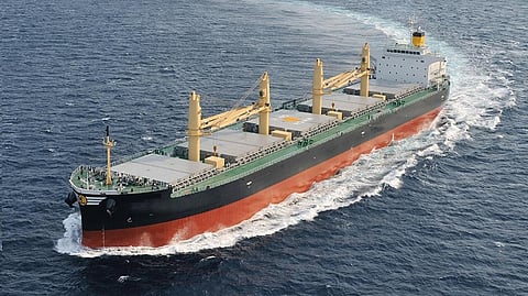 A Jinhui bulk carrier