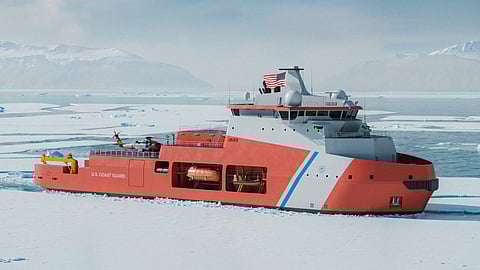 Rendering of an Arctic security cutter