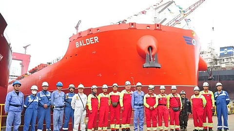Delivery of the bulk and caustic soda carrier Balder to Klaveness Combination Carriers, February 11, 2026
