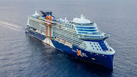 Celebrity Xcel on her maiden voyage