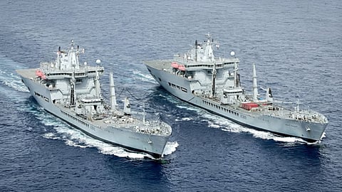 RFA Wave Knight and RFA Wave Ruler