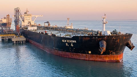 The very large crude carrier New Renown