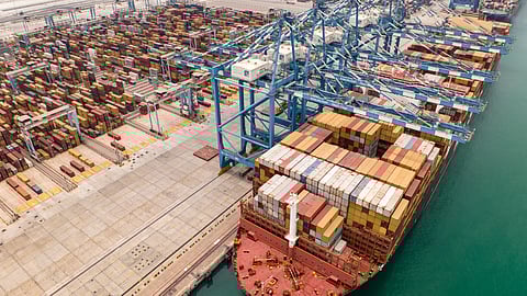 Khalifa Port in the UAE