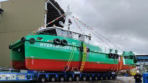 Hydromover 002 prior to launch