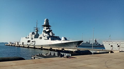 Italian Navy frigate Federico Martinengo