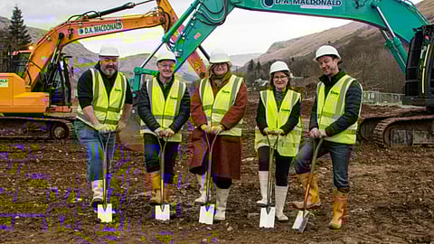 Groundbreaking ceremony at Cooke Aquaculture Scotland's new recirculating aquaculture system facility in Argyll