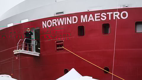 Norwind Maestro during her christening ceremony, March 13, 2026
