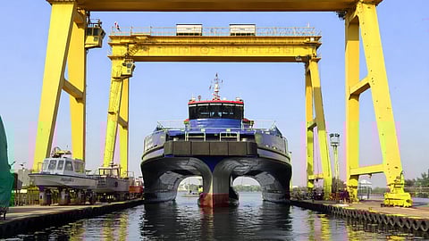 New trimaran crewboat launched in Thailand