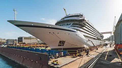 Launch of Viking Libra at Fincantieri's Ancona shipyard, March 19, 2026