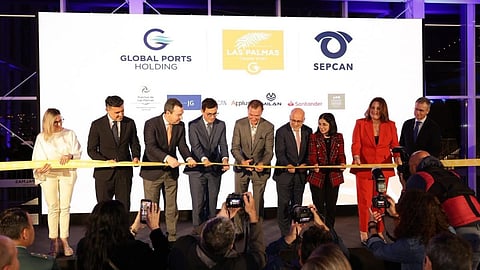 Official opening ceremony of the new cruise terminal at Las Palmas de Gran Canaria