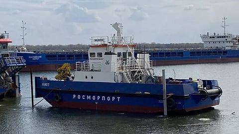 The Project FPW1 dredging support vessel Aliot