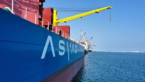 An Asyad Shipping bulk carrier