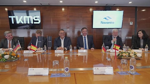 Signing of agreement between TKMS and Navantia
