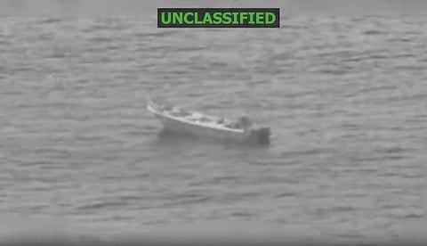 US military strikes narco boat in Eastern Pacific, April 24, 2026
