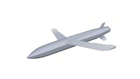 Rendering of the Japan Self-Defence Forces' new surface-to-ship/surface-to-surface precision-guided missile