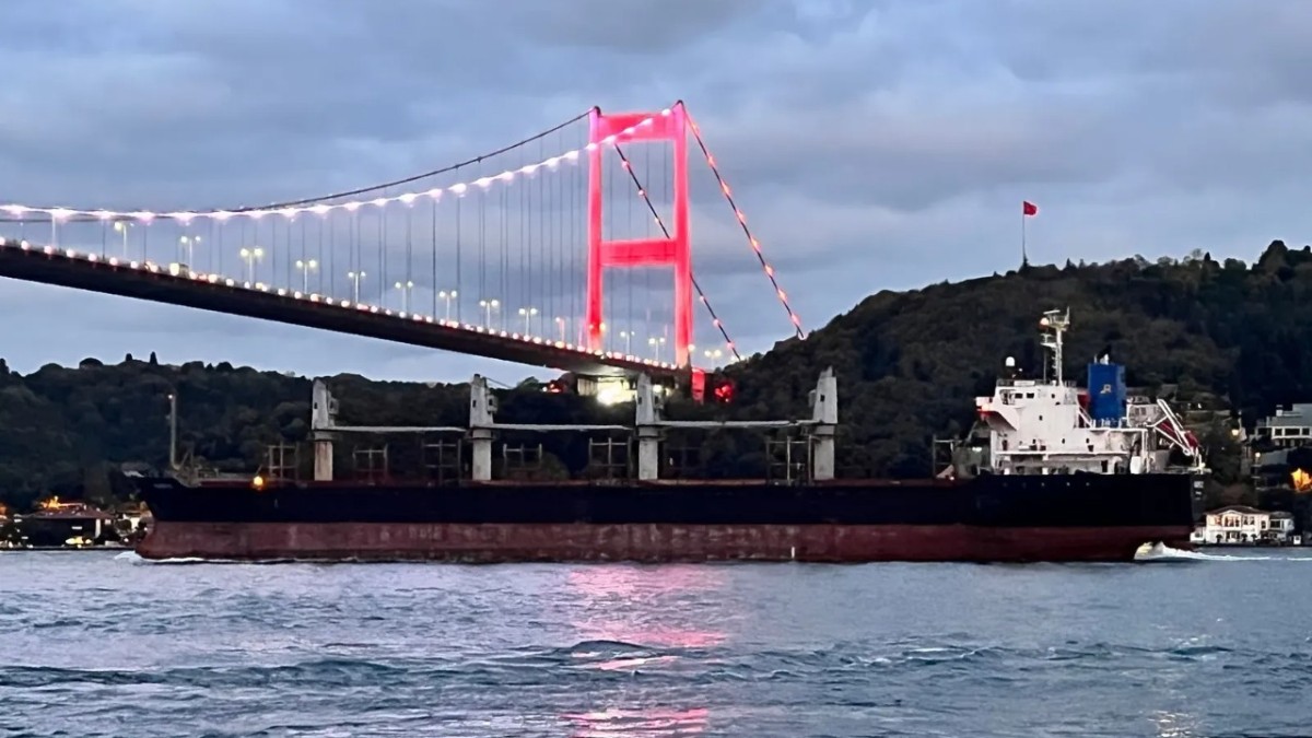 Panormitis, the bulk carrier carrying alleged "stolen" grain from Ukraine's occupied territories