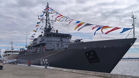 The Russian Navy Project 12700 mine countermeasures vessel Polyarny